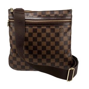 Louis Vuitton Brown Checkerboard Crossbody Bag
